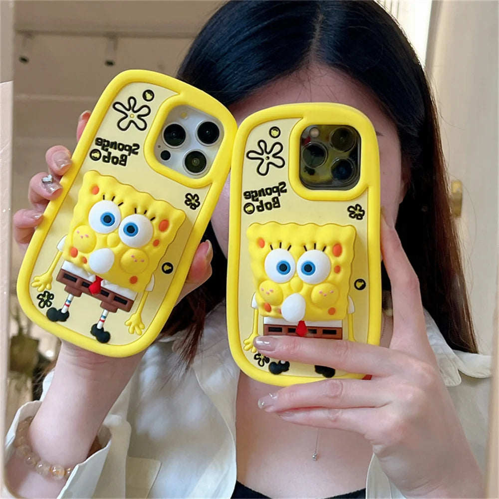 Cutie Yellow Case Bob Bubble Gum | 3D Cutie Phone Cases