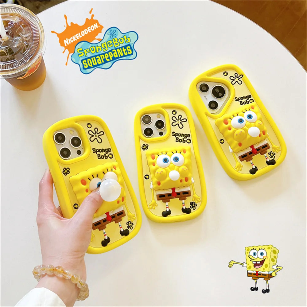 Cutie Yellow Case Bob Bubble Gum | 3D Cutie Phone Cases
