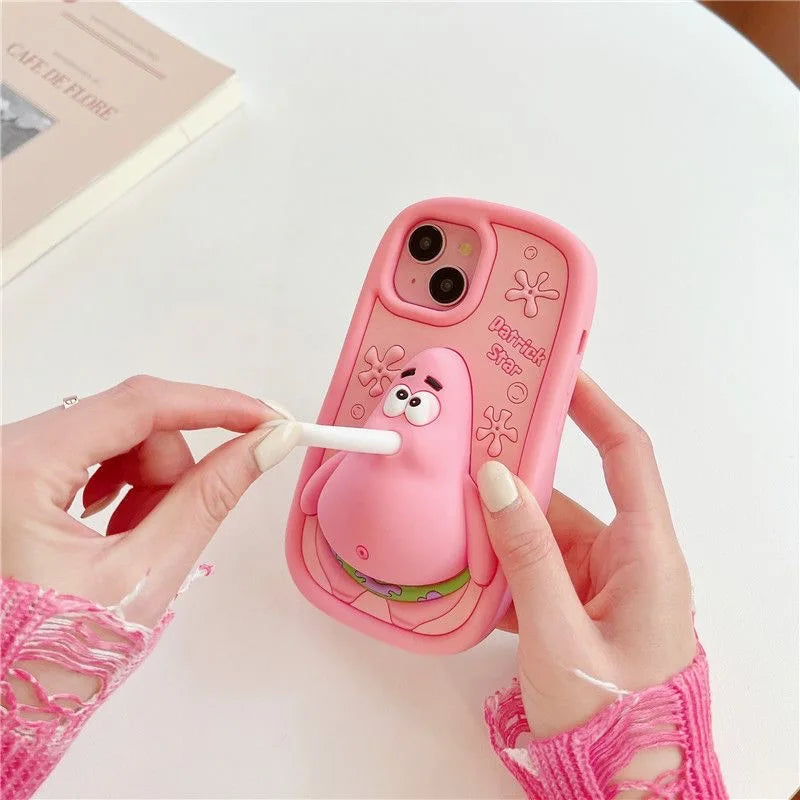Patrick Star Bubble Gum 3D Cutie Phone Case