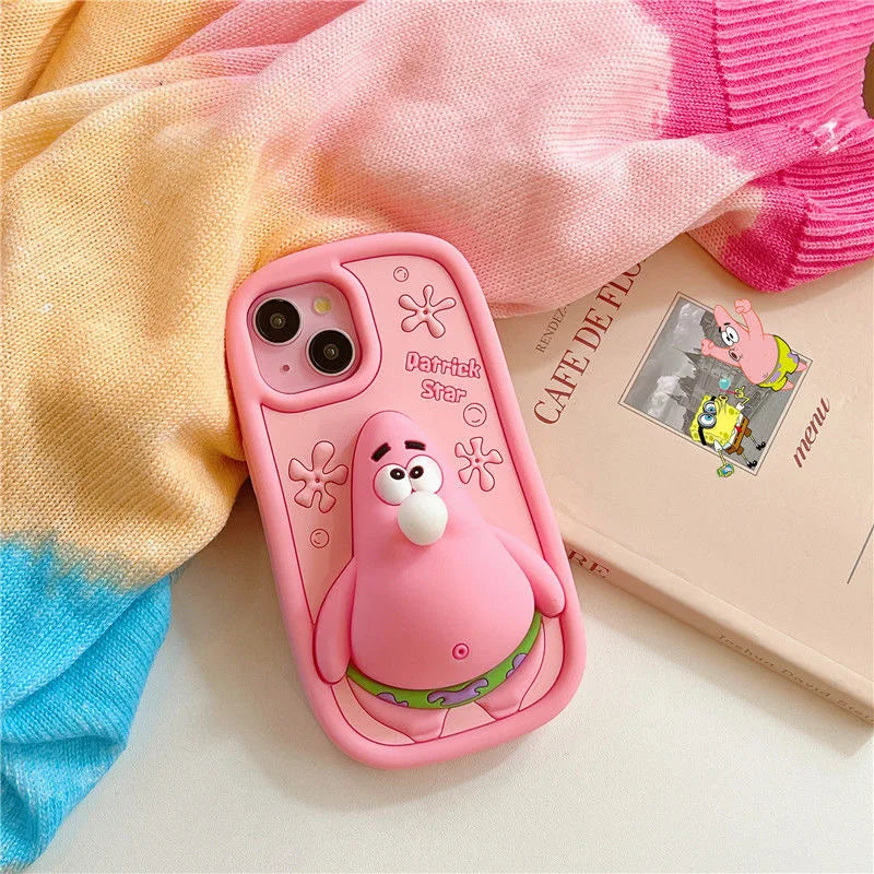 Cutie Pink Case Patrick Bubble Gum | 3D Cutie Phone Cases