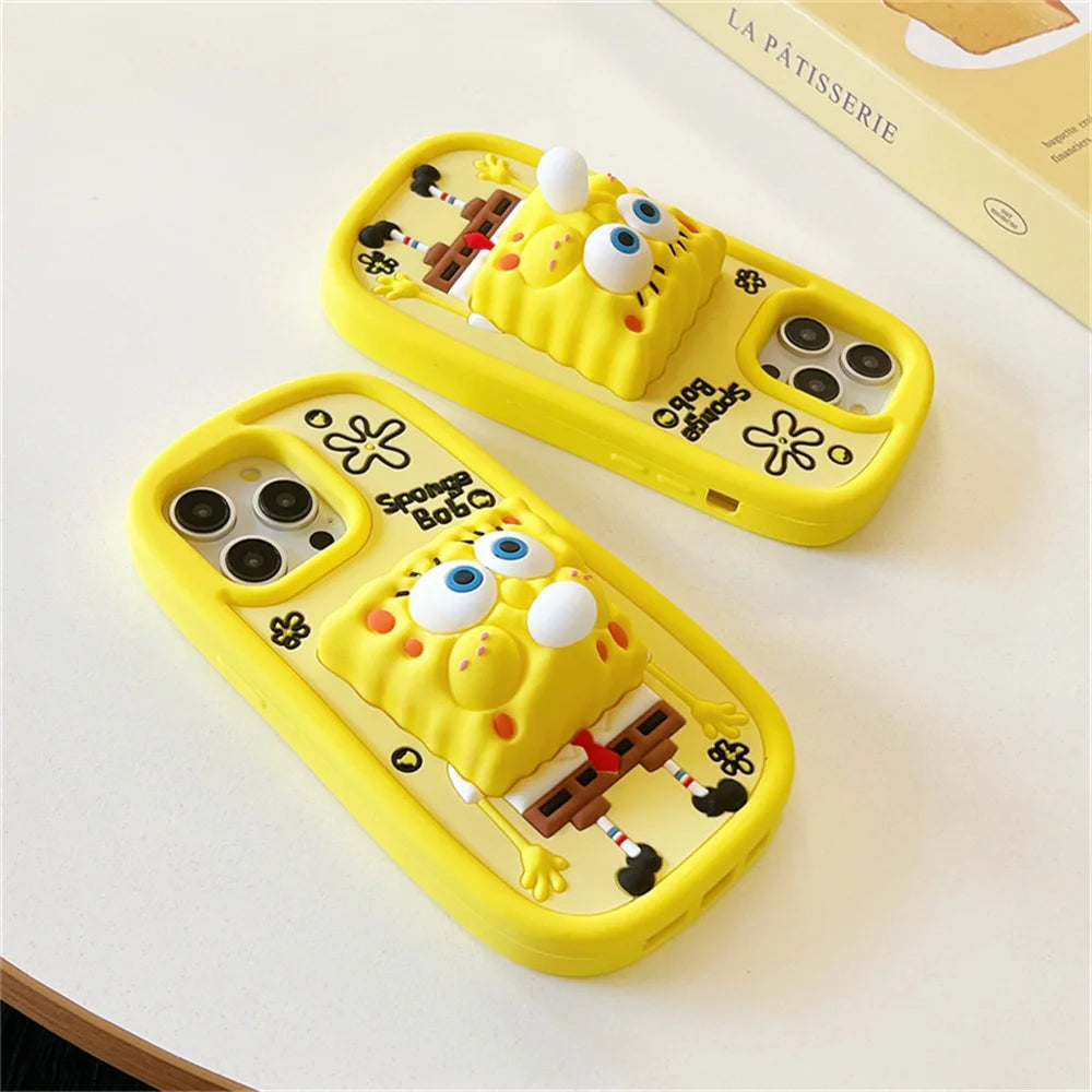 Cutie Yellow Case Bob Bubble Gum | 3D Cutie Phone Cases